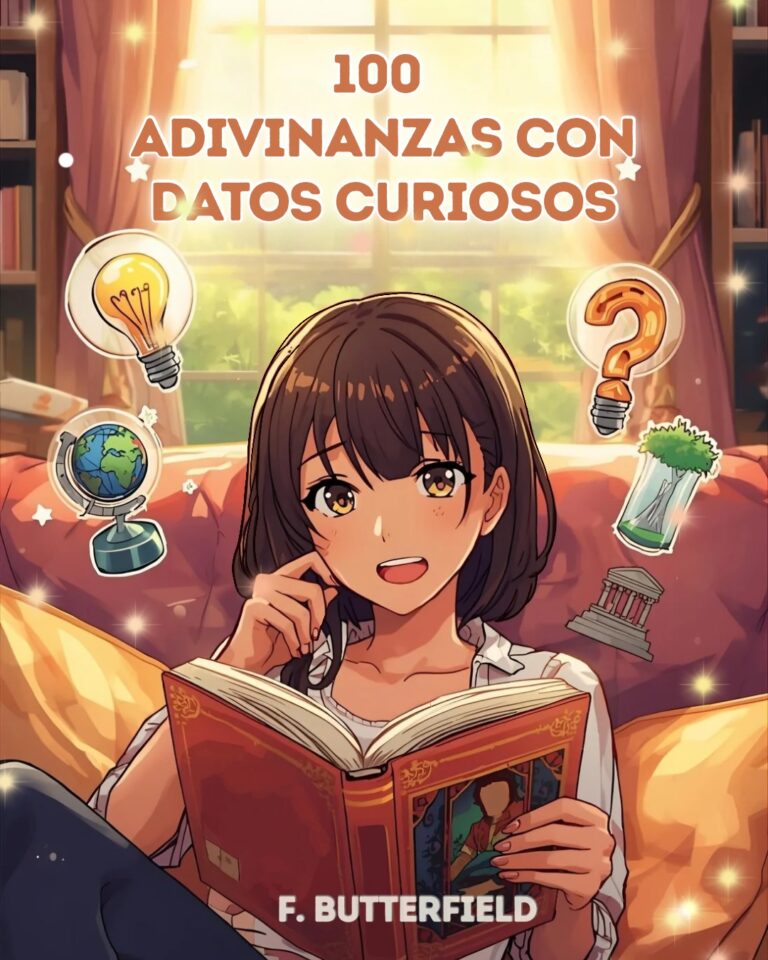 Portada del libro 100 Adivinanzas con Datos Curiosos de F. Butterfield