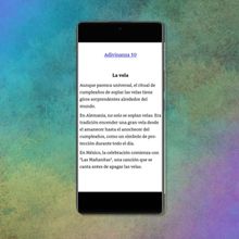 Respuesta de una adivinanza del libro 100 adivinanzas con datos curiosos en móvil